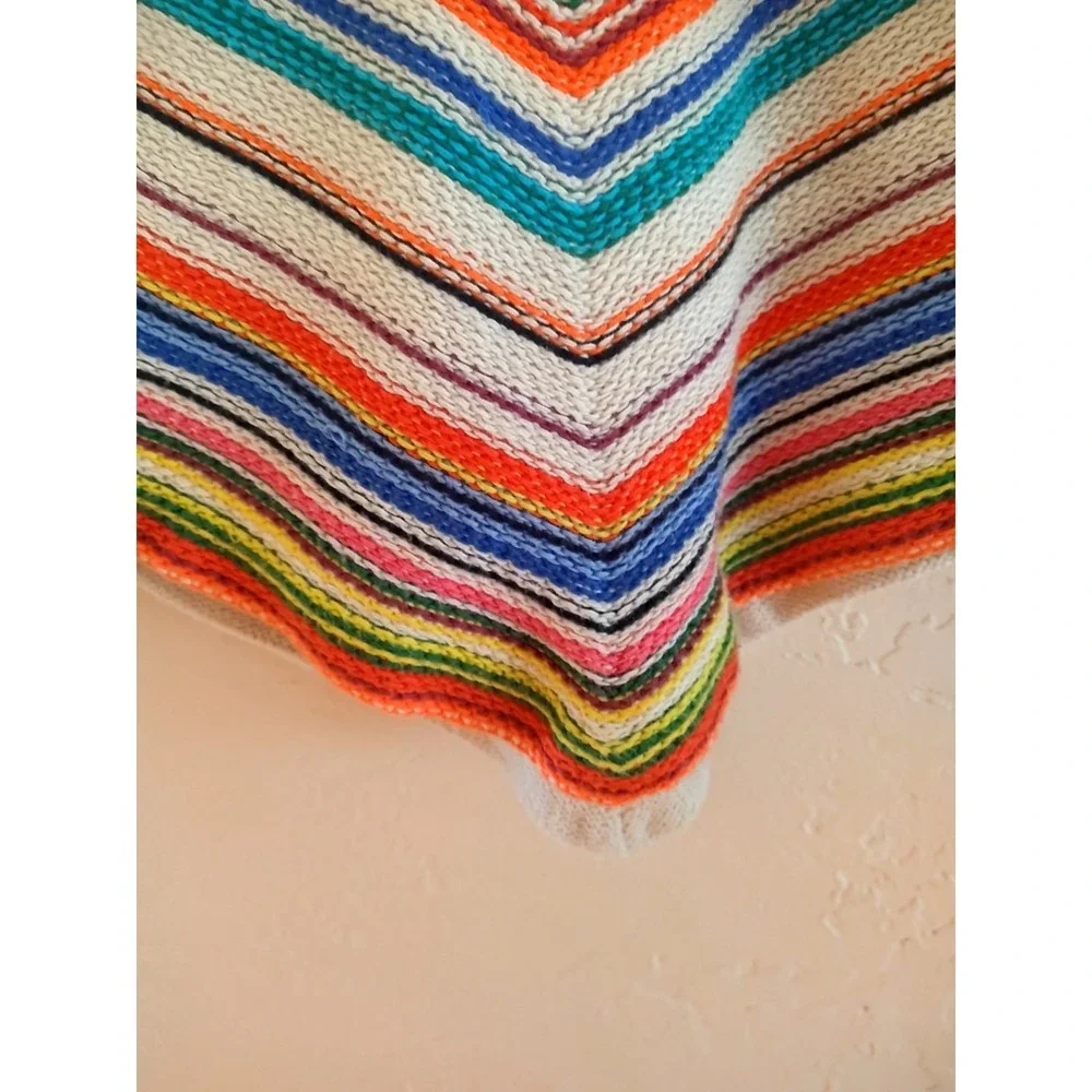 Tory Burch Striped Bias Sweater Half Sleeve Capitola  Santa monica stripe Small